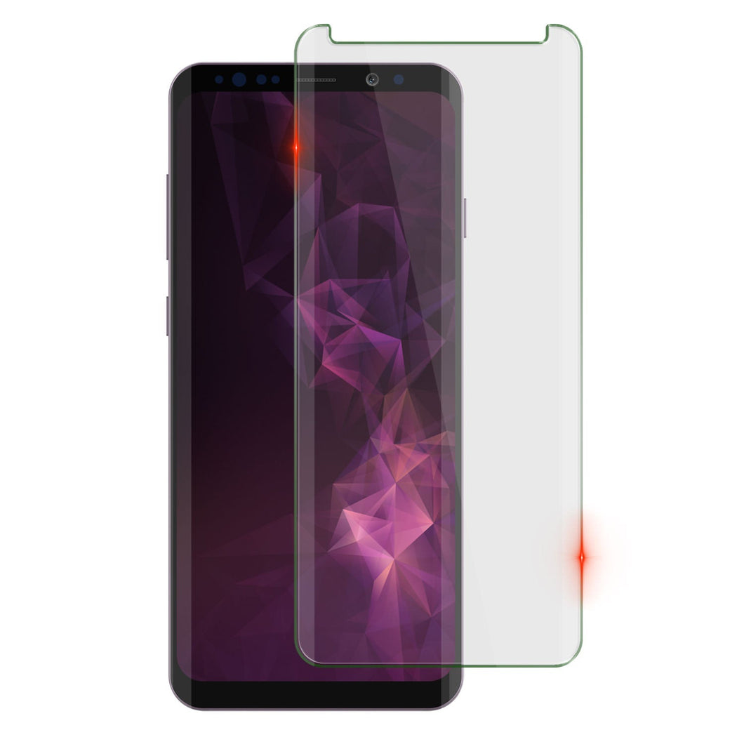 Galaxy S9 Clear Punkcase Glass SHIELD: Protector de pantalla de vidrio templado de 0,33 mm de grosor y 9H 