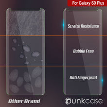 Cargar imagen en el visor de la galería, Galaxy S9+ Plus Silver Punkcase Glass SHIELD es un protector de pantalla de vidrio templado de 0,33 mm de grosor con una dureza de 9H.

