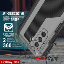 Load image into Gallery viewer, Funda de metal para Galaxy Z Fold6, carcasa de armadura de grado militar resistente, carcasa rígida de cuerpo completo [plateada]
