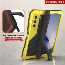 Load image into Gallery viewer, Funda de metal para Galaxy Z Fold6, carcasa de armadura de grado militar resistente, carcasa rígida de cuerpo completo [neón]
