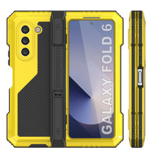 Load image into Gallery viewer, Funda de metal para Galaxy Z Fold6, carcasa de armadura de grado militar resistente, carcasa rígida de cuerpo completo [neón]
