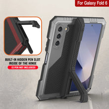 Load image into Gallery viewer, Funda de metal para Galaxy Z Fold6, carcasa de armadura de grado militar resistente, carcasa rígida de cuerpo completo [plateada]

