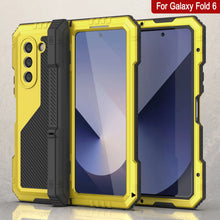 Load image into Gallery viewer, Funda de metal para Galaxy Z Fold6, carcasa de armadura de grado militar resistente, carcasa rígida de cuerpo completo [neón]

