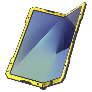 Case de metal Galaxy Z Fold7, cubierta de armadura de grado militar de servicio pesado cuerpo duro [neón]