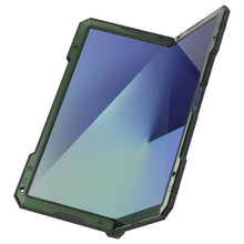 Cargar imagen en el visor de la galería, Case de metal Galaxy Z Fold7, cubierta de armadura de grado militar de servicio pesado Cuerpo completo duro [verde oscuro]
