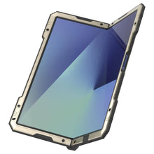 Cargar imagen en el visor de la galería, Case de metal Galaxy Z Fold7, cubierta de armadura de grado militar de alta resistencia Cuerpo completo Hard [oro]
