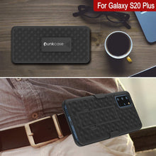 Cargar imagen en el visor de la galería, Punkcase Galaxy S20+ Plus Case With Screen Protector, Holster Belt Clip [Black] 
