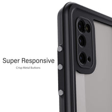 Cargar imagen en el visor de la galería, Galaxy S20 Rugged Waterproof Case | Nautical Series [Clear] (Color in image: Black)
