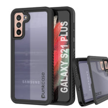 Cargar imagen en el visor de la galería, Galaxy S21+ Plus Water/Shockproof [Extreme Series] With Screen Protector Case [Black] (Color in image: Black)
