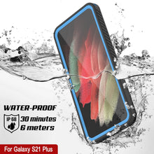 Cargar imagen en el visor de la galería, Galaxy S21+ Plus Water/Shock/Snow/dirt proof [Extreme Series] Slim Case [Light Blue] (Color in image: Black)
