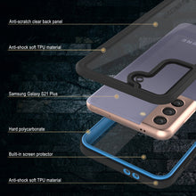 Cargar imagen en el visor de la galería, Galaxy S21+ Plus Water/Shock/Snow/dirt proof [Extreme Series] Slim Case [Light Blue] (Color in image: Purple)
