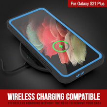 Cargar imagen en el visor de la galería, Galaxy S21+ Plus Water/Shock/Snow/dirt proof [Extreme Series] Slim Case [Light Blue] (Color in image: Red)
