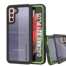 Cargar imagen en el visor de la galería, Galaxy S21+ Plus Water/Shockproof [Extreme Series] Screen Protector Case [Light Green] (Color in image: Light Green)
