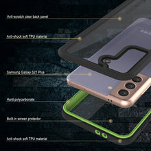 Cargar imagen en el visor de la galería, Galaxy S21+ Plus Water/Shockproof [Extreme Series] Screen Protector Case [Light Green] (Color in image: Pink)
