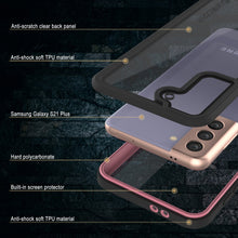 Cargar imagen en el visor de la galería, Galaxy S21+ Plus Water/Shock/Snowproof [Extreme Series] Slim Screen Protector Case [Pink] (Color in image: Black)
