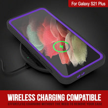 Cargar imagen en el visor de la galería, Galaxy S21+ Plus Water/Shockproof [Extreme Series] Slim Screen Protector Case [Purple] (Color in image: Red)
