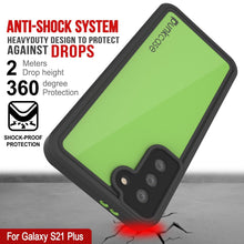 Cargar imagen en el visor de la galería, Galaxy S22+ Plus Waterproof Case PunkCase StudStar Light Green Thin 6.6ft Underwater IP68 ShockProof (Color in image: pink)
