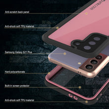 Cargar imagen en el visor de la galería, Galaxy S22+ Plus Waterproof Case PunkCase StudStar Pink Thin 6.6ft Underwater IP68 Shock/Snow Proof (Color in image: teal)
