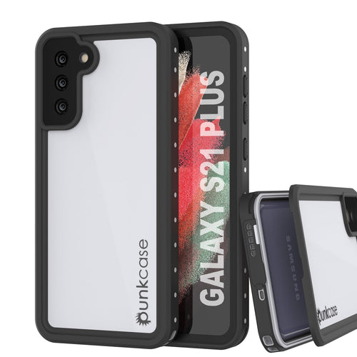 Galaxy S22+ Plus Waterproof Case, Punkcase StudStar White Thin 6.6ft Underwater IP68 Shock/Snow Proof (Color in image: white)