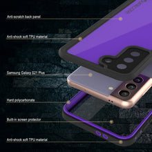 Cargar imagen en el visor de la galería, Galaxy S22+ Plus Waterproof Case PunkCase StudStar Purple Thin 6.6ft Underwater IP68 Shock/Snow Proof (Color in image: teal)
