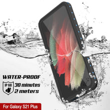Cargar imagen en el visor de la galería, Galaxy S22+ Plus Waterproof Case PunkCase StudStar Light Blue Thin 6.6ft Underwater IP68 ShockProof (Color in image: white)
