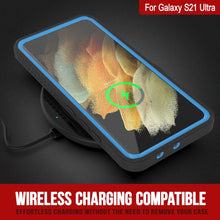 Cargar imagen en el visor de la galería, Galaxy S21 Ultra Water/Shock/Snow/dirt proof [Extreme Series] Slim Case [Light Blue] (Color in image: Red)
