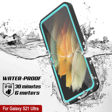 Cargar imagen en el visor de la galería, Galaxy S21 Ultra Water/Shock/Snowproof [Extreme Series]  Screen Protector Case [Teal] (Color in image: Red)
