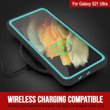 Cargar imagen en el visor de la galería, Galaxy S21 Ultra Water/Shock/Snowproof [Extreme Series]  Screen Protector Case [Teal] (Color in image: Pink)
