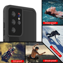 Cargar imagen en el visor de la galería, Galaxy S21 Ultra Waterproof Case PunkCase StudStar Light Green Thin 6.6ft Underwater IP68 ShockProof (Color in image: red)

