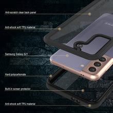 Cargar imagen en el visor de la galería, Galaxy S21 Water/Shockproof [Extreme Series] With Screen Protector Case [Black] (Color in image: Purple)
