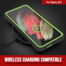 Cargar imagen en el visor de la galería, Galaxy S21 Water/Shockproof [Extreme Series] Screen Protector Case [Light Green] (Color in image: Purple)
