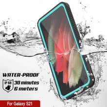 Cargar imagen en el visor de la galería, Galaxy S21 Water/Shock/Snowproof [Extreme Series]  Screen Protector Case [Teal] (Color in image: Red)
