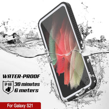 Cargar imagen en el visor de la galería, Galaxy S21 Water/Shock/Snow/dirt proof [Extreme Series] Punkcase Slim Case [White] (Color in image: Light blue)
