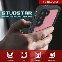 Cargar imagen en el visor de la galería, Galaxy S22 Waterproof Case PunkCase StudStar Pink Thin 6.6ft Underwater IP68 Shock/Snow Proof (Color in image: light blue)
