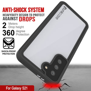 Galaxy S22 Waterproof Case, Punkcase StudStar White Thin 6.6ft Underwater IP68 Shock/Snow Proof (Color in image: pink)