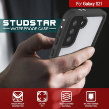 Cargar imagen en el visor de la galería, Galaxy S22 Waterproof Case, Punkcase StudStar White Thin 6.6ft Underwater IP68 Shock/Snow Proof (Color in image: light blue)

