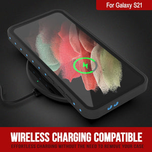 Galaxy S22 Waterproof Case PunkCase StudStar Light Blue Thin 6.6ft Underwater IP68 ShockProof (Color in image: purple)