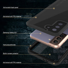 Cargar imagen en el visor de la galería, Galaxy S22 Waterproof Case PunkCase StudStar Black Thin 6.6ft Underwater IP68 Shock/Snow Proof (Color in image: teal)
