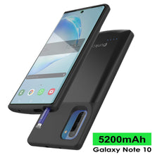 Cargar imagen en el visor de la galería, Galaxy Note 10 5200mAH Battery Charger W/ USB Port Slim Case [Black] 
