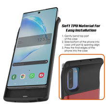 Cargar imagen en el visor de la galería, Galaxy Note 10 5200mAH Battery Charger W/ USB Port Slim Case [Red] (Color in image: Blue)
