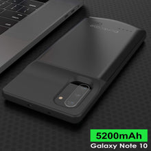 Cargar imagen en el visor de la galería, Galaxy Note 10 5200mAH Battery Charger W/ USB Port Slim Case [Black] 
