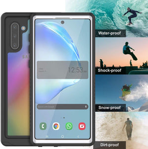 Galaxy Note 10 Case, Punkcase [Extreme Series] Armor Cover W/ Built In Screen Protector [White] (Color in image: teal)