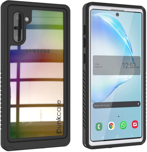 Galaxy Note 10 Case, Punkcase [Extreme Series] Armor Cover W/ Built In Screen Protector [White] (Color in image: White)