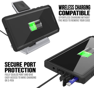 Galaxy Note 10 Case, Punkcase [Extreme Series] Armor Cover W/ Built In Screen Protector [Black] (Color in image: Pink)