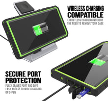 Cargar imagen en el visor de la galería, Galaxy Note 10 Case, Punkcase [Extreme Series] Armor Cover W/ Built In Screen Protector [Light Green] (Color in image: Black)
