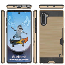 Cargar imagen en el visor de la galería, Galaxy Note 10 Case, PUNKcase [SLOT Series] Slim Fit  Samsung Note 10 [Gold] (Color in image: Rose Gold)

