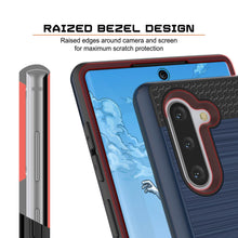 Cargar imagen en el visor de la galería, Galaxy Note 10 Case, PUNKcase [SLOT Series] Slim Fit  Samsung Note 10 [Navy] (Color in image: Silver)
