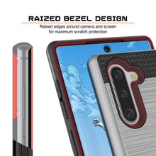 Load image into Gallery viewer, Galaxy Note 10 Case, PUNKcase [SLOT Series] Slim Fit  Samsung Note 10 [Silver] (Color in image: White)

