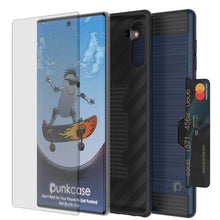 Cargar imagen en el visor de la galería, Galaxy Note 10 Case, PUNKcase [SLOT Series] Slim Fit  Samsung Note 10 [Navy] (Color in image: Gold)
