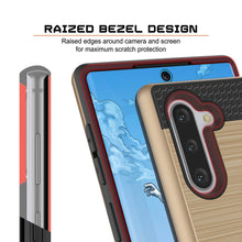 Cargar imagen en el visor de la galería, Galaxy Note 10 Case, PUNKcase [SLOT Series] Slim Fit  Samsung Note 10 [Gold] (Color in image: White)
